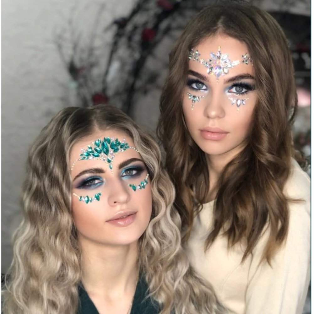 New Face Crystals Stickers Reusable. - Picture 12 of 16